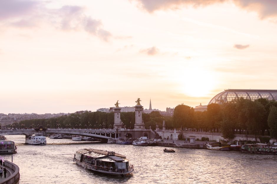 Pont Alexandre III at golden hour