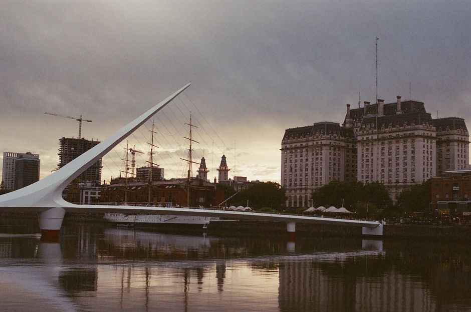 Puerto Madero at golden hour