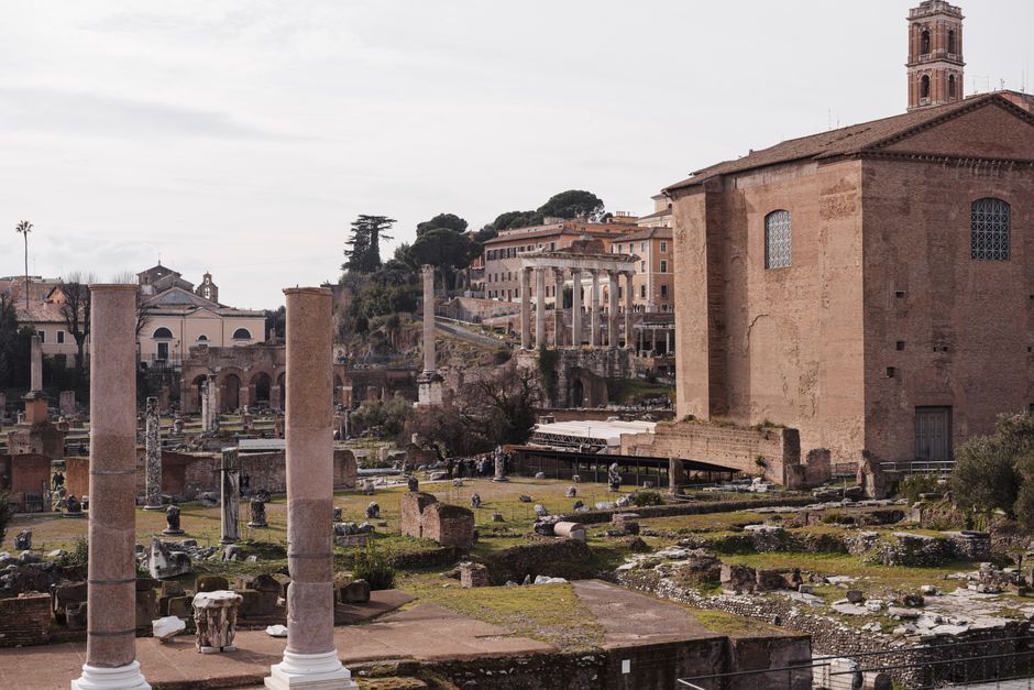 Roman Forum main exterior view