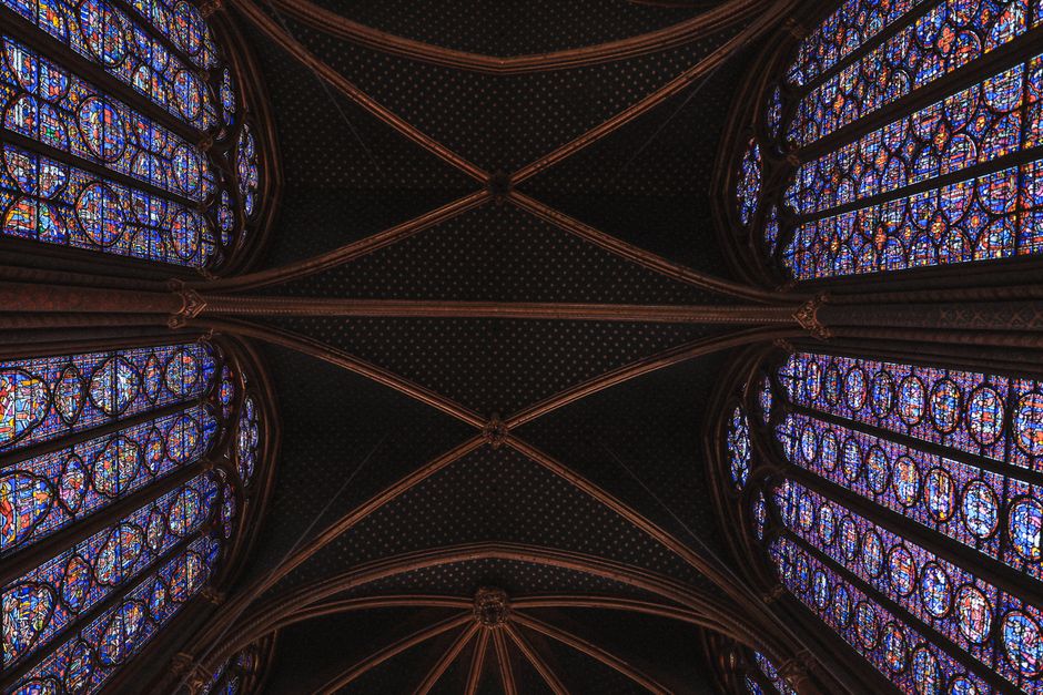 Historic architecture at Sainte-Chapelle