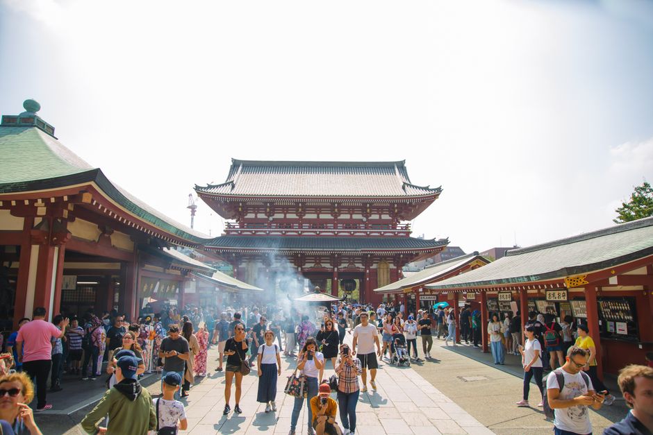 Inside Senso-ji Temple