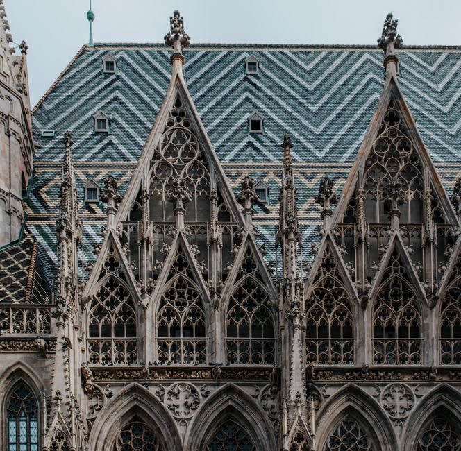 Historic architecture at St. Stephen's Cathedral