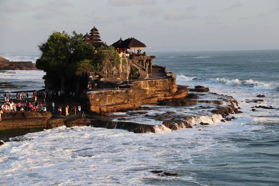 Historic architecture at Tanah Lot Temple