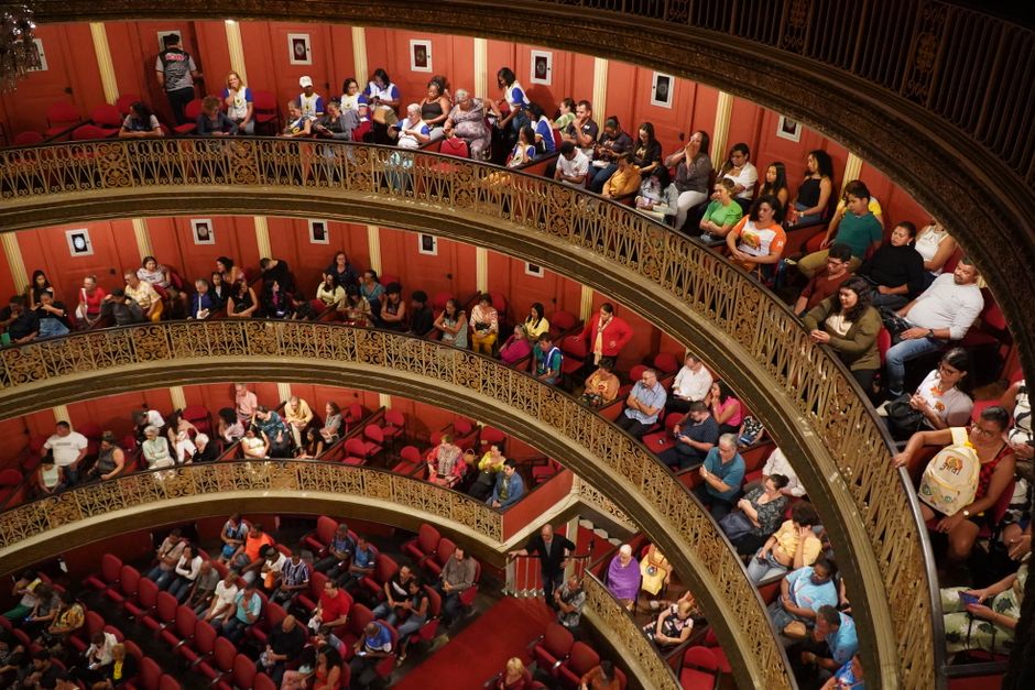 Inside Teatro Colon