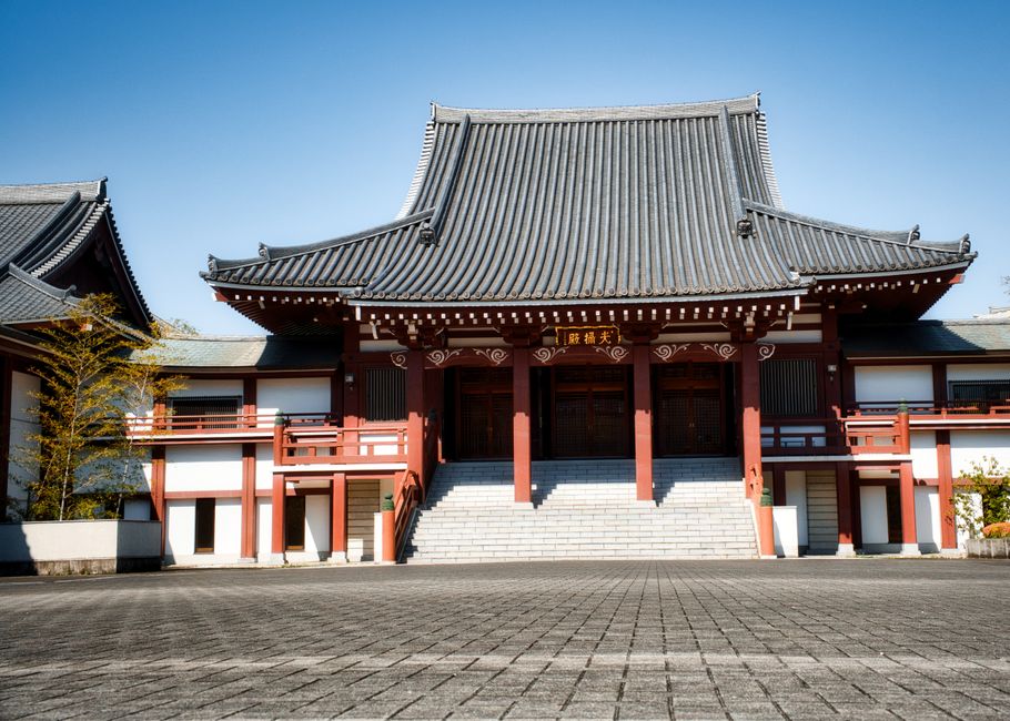 Historic architecture at Ueno Park & Zoo