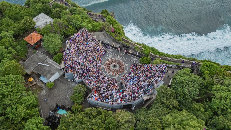 Inside Uluwatu Temple