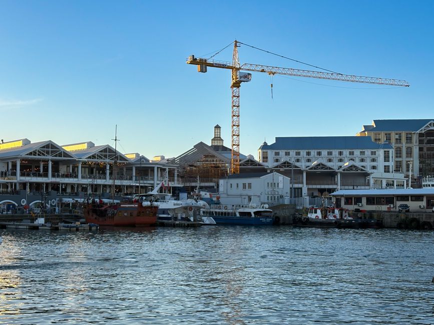 V&A Waterfront at golden hour