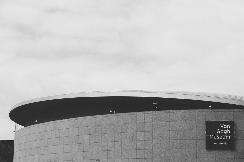 Historic architecture at Van Gogh Museum